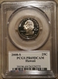 2008-S 25C Hawaii PR69DCAM
