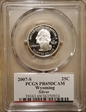 2007-S 25C Wyoming Silver PR69DCAM