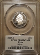 2007-S 25C Utah Silver PR69DCAM