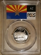 2008-S 25C Arizona Silver PR69DCAM