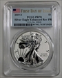 2019-S $1 Silver Eagle Enhanced Rev PR First Day of Issue PR70