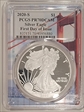 2020-S $1 Silver Eagle First Day of Issue Golden Gate Picture Frame PR70DCAM