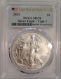 2021 $1 Silver Eagle - Type 1 Last Day of Production MS70
