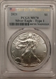 2021 $1 Silver Eagle - Type 1 Last Day of Production MS70