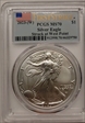 2023-(W) $1 Silver Eagle Struck at West Point First Strike MS70