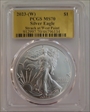 2023-(W) $1 Silver Eagle Struck at West Point MS70