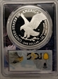 2023-W  $1 Silver Eagle First Day of Issue Eagle Mountain Picture Frame PR70DCAM