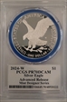 2024-W  $1 Silver Eagle Mint Designer Series Advanced R. Emily S. Damstra PR70DCAM