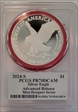 2024-S $1 Silver Eagle Mint Designer Series Advanced R. Emily S. Damstra PR70DCAM