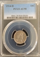 1914-D 10C AU58