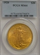 1920 $20 MS64