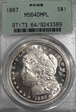 1887 $1 MS64DMPL