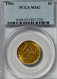 1904 $5 MS62