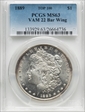 1889 $1 VAM 22, Bar Wing MS63