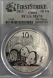 2013 10 Yn Panda Silver First Strike MS70