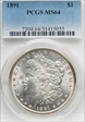 1891 $1 MS64