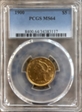 1900 $5 MS64
