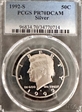 1992-S 50C Silver PR70DCAM