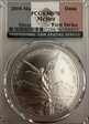 2018-Mo Onza Libertad Silver First Strike MS70