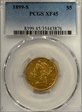 1899-S $5 XF45
