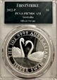 2022-P $1 Silver Swan  First Strike PR70DCAM