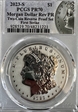 2023-S $1 Morgan Dollar Rev PR  Two-Coin Reverse Proof Set First Strike PR70