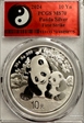 2024 10 Yn Panda Silver First Strike MS70