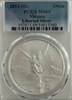 2011-Mo Onza Libertad Ag MS69