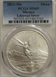 2011-Mo Onza Libertad Ag MS69
