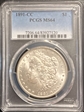 1891-CC $1 MS64