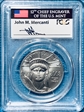 2008-W $100 Burnished St. of Liberty First Strike Mercanti Flag SP70