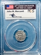 2008-W $10 Burnished St. of Liberty First Strike Mercanti Flag SP70