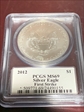 2012 $1 Silver Eagle First Strike MS69