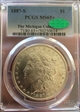 1887-S $1 MS65+