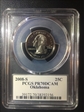 2008-S 25C Oklahoma PR70DCAM