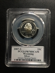 2007-S 25C Wyoming Silver PR70DCAM