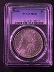 1890 $1 MS62