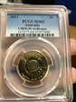 2011 $1 CHOGM Al-Bronze MS65