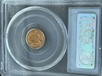1856 G$1 Slanted 5 MS63