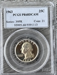 1963 25C PR68DCAM