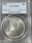 1925 $1 MS65