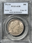 1912-D 50C AU58