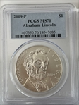 2009-P $1 Abraham Lincoln MS70