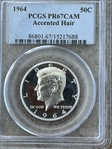 1964 50C Accented Hair PR67CAM