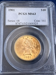 1901 $10 MS63