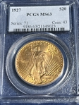 1927 $20 MS63