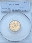 1902 $2.50 MS63
