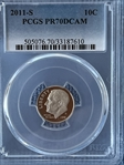 2011-S 10C PR70DCAM