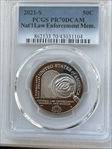 2021-S 50C Nat'l Law Enforcement Mem. PR70DCAM