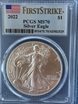 2022 $1 Silver Eagle First Strike MS70